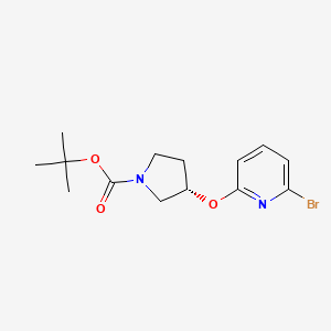 (S)-3-(6-Bromo-pyridin-2-yloxy)-pyrrolidine-1-carboxylic acid tert-butyl ester