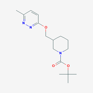 molecular formula C16H25N3O3 B7898215 3-(6-Methyl-pyridazin-3-yloxymethyl)-piperidine-1-carboxylic acid tert-butyl ester 