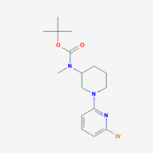 molecular formula C16H24BrN3O2 B7898239 tert-Butyl (1-(6-bromopyridin-2-yl)piperidin-3-yl)(methyl)carbamate 