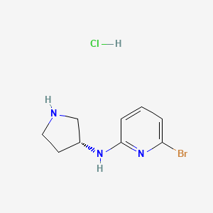 (6-Bromo-pyridin-2-yl)-(R)-pyrrolidin-3-yl-amine hydrochloride