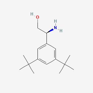 molecular formula C16H27NO B7898363 (S)-2-Amino-2-(3,5-di-tert-butylphenyl)ethanol 