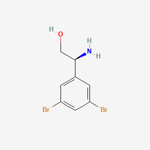 (S)-2-Amino-2-(3,5-dibromophenyl)ethan-1-ol