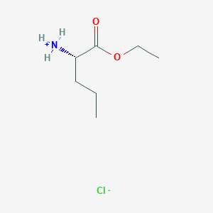 [(2S)-1-ethoxy-1-oxopentan-2-yl]azanium;chloride
