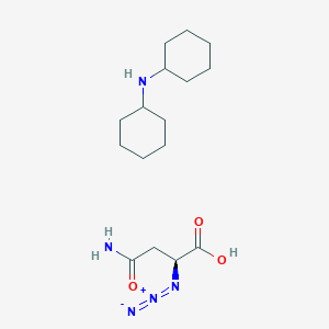 molecular formula C16H29N5O3 B7898428 L-azidoasparagine DCHA salt 