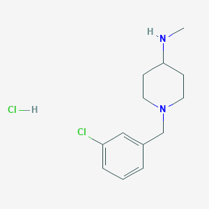 [1-(3-Chloro-benzyl)-piperidin-4-yl]-methyl-amine hydrochloride