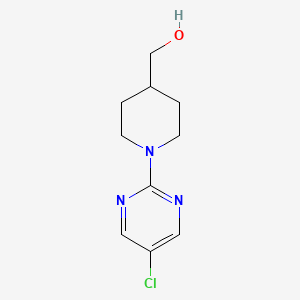 molecular formula C10H14ClN3O B7898481 [1-(5-Chloro-pyrimidin-2-yl)-piperidin-4-yl]-methanol 