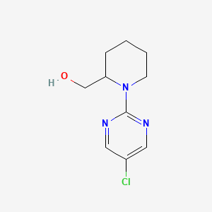 molecular formula C10H14ClN3O B7898489 (1-(5-Chloropyrimidin-2-yl)piperidin-2-yl)methanol 