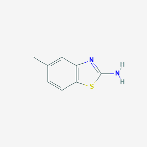 molecular formula C8H8N2S B078985 2-Amino-5-methylbenzothiazole CAS No. 14779-17-0