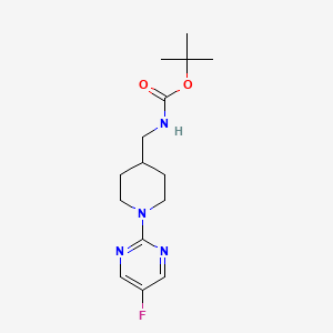 [1-(5-Fluoro-pyrimidin-2-yl)-piperidin-4-ylmethyl]-carbamic acid tert-butyl ester