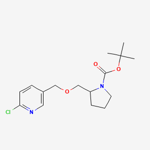 2-(6-Chloro-pyridin-3-ylmethoxymethyl)-pyrrolidine-1-carboxylic acid tert-butyl ester