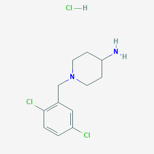 1-(2,5-Dichloro-benzyl)-piperidin-4-ylamine hydrochloride