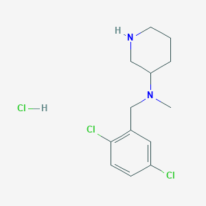 molecular formula C13H19Cl3N2 B7899117 (2,5-Dichloro-benzyl)-methyl-piperidin-3-yl-amine hydrochloride 