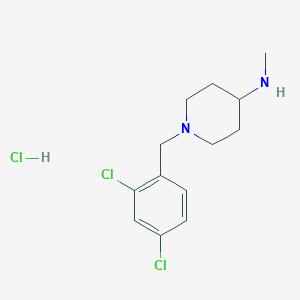 [1-(2,4-Dichloro-benzyl)-piperidin-4-yl]-methyl-amine hydrochloride