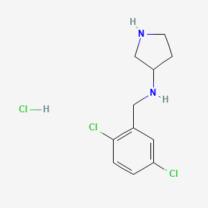 (2,5-Dichloro-benzyl)-pyrrolidin-3-yl-amine hydrochloride