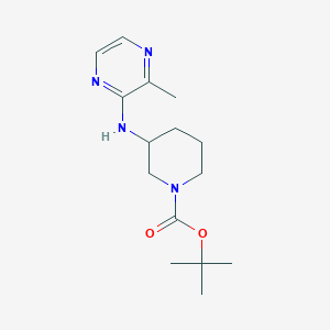 molecular formula C15H24N4O2 B7899213 3-(3-Methyl-pyrazin-2-ylamino)-piperidine-1-carboxylic acid tert-butylester 