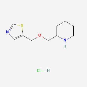 2-(Thiazol-5-ylmethoxymethyl)-piperidine hydrochloride