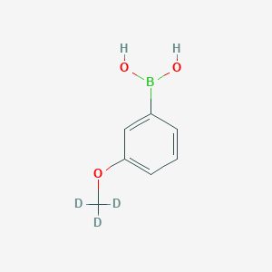 molecular formula C7H9BO3 B7899274 3-(Methoxy-d3)phenylboronic acid 