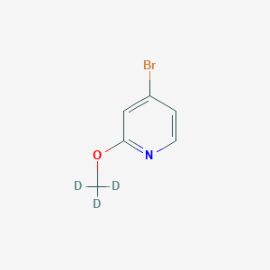 4-Bromo-2-(methoxy-D3)pyridine