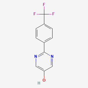 molecular formula C11H7F3N2O B7899361 2-(4-Trifluoromethylphenyl)-pyrimidin-5-ol 
