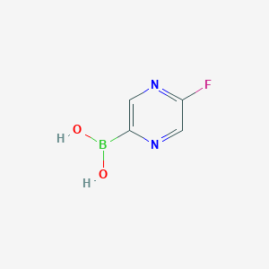 molecular formula C4H4BFN2O2 B7899387 5-Fluoropyrazine-2-boronic acid 
