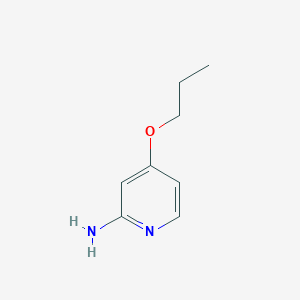 molecular formula C8H12N2O B7899409 4-Propoxypyridin-2-amine 