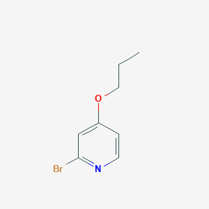 molecular formula C8H10BrNO B7899425 2-Bromo-4-propoxypyridine 