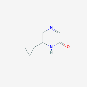 molecular formula C7H8N2O B7899448 6-Cyclopropyl-pyrazin-2-ol 