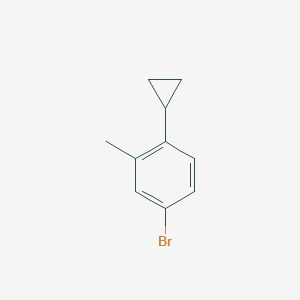 molecular formula C10H11Br B7899524 3-Methyl-4-cyclopropylbromobenzene 