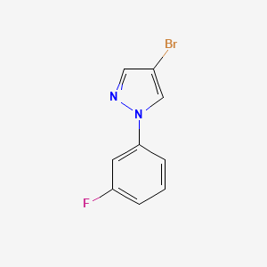4-Bromo-1-(3-fluorophenyl)-1H-pyrazole
