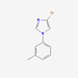 molecular formula C10H9BrN2 B7899628 4-bromo-1-(m-tolyl)-1H-imidazole 