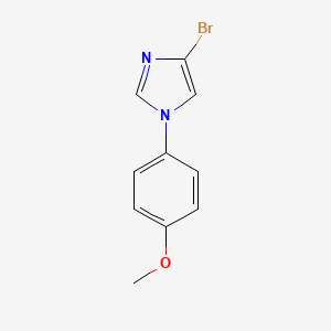 molecular formula C10H9BrN2O B7899658 4-bromo-1-(4-methoxyphenyl)-1H-imidazole 