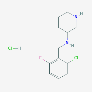 (2-Chloro-6-fluoro-benzyl)-piperidin-3-yl-amine hydrochloride