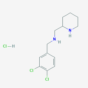 (3,4-Dichloro-benzyl)-piperidin-2-ylmethyl-amine hydrochloride