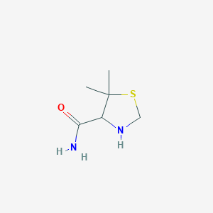 B078998 5,5-Dimethyl-1,3-thiazolidine-4-carboxamide CAS No. 13195-32-9