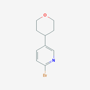 2-Bromo-5-(tetrahydropyran-4-YL)pyridine