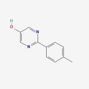 molecular formula C11H10N2O B7899827 2-p-Tolyl-pyrimidin-5-ol 