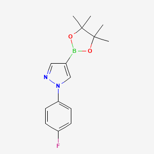 1-(4-fluorophenyl)-4-(4,4,5,5-tetramethyl-1,3,2-dioxaborolan-2-yl)-1H-pyrazole