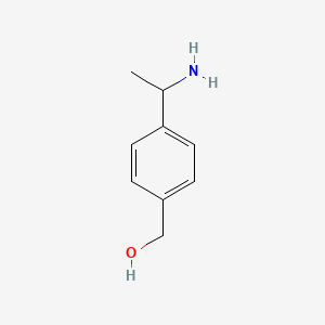 molecular formula C9H13NO B7899921 (4-(1-Aminoethyl)phenyl)methanol 