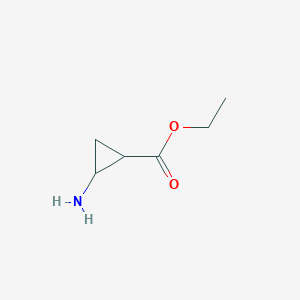 molecular formula C6H11NO2 B7899956 Ethyl 2-aminocyclopropanecarboxylate 