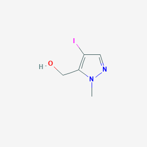 molecular formula C5H7IN2O B7899993 (4-Iodo-1-methyl-1H-pyrazol-5-yl)methanol 