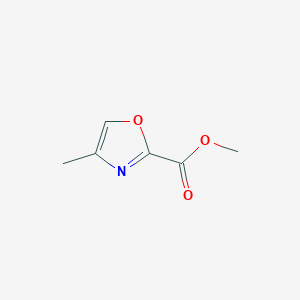 molecular formula C6H7NO3 B7900018 Methyl 4-methyl-1,3-oxazole-2-carboxylate 