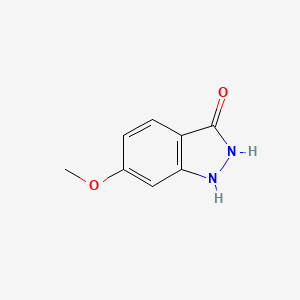 molecular formula C8H8N2O2 B7900099 6-Methoxy-3-hydroxy-1H-indazole 