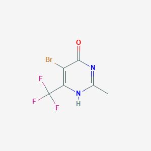 molecular formula C6H4BrF3N2O B7900104 CID 83398936 