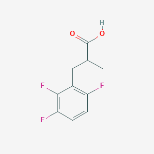 molecular formula C10H9F3O2 B7900119 2-Methyl-3-(2,3,6-trifluorophenyl)propanoic acid 