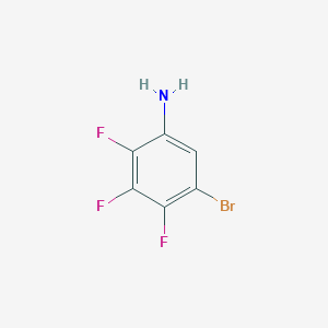 molecular formula C6H3BrF3N B7900183 5-Bromo-2,3,4-trifluoroaniline 