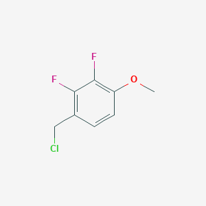 molecular formula C8H7ClF2O B7900192 2,3-Difluoro-4-methoxybenzyl chloride 