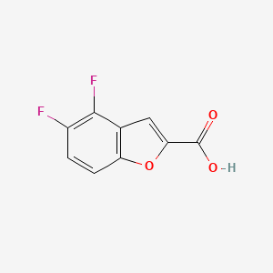 molecular formula C9H4F2O3 B7900215 4,5-Difluoro-1-benzofuran-2-carboxylic acid 