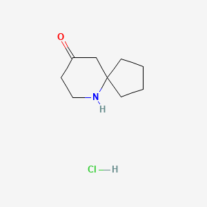 molecular formula C9H16ClNO B7900271 6-Aza-spiro[4.5]decan-9-one hydrochloride 