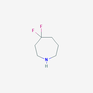 molecular formula C6H11F2N B7900315 4,4-Difluoroazepane 