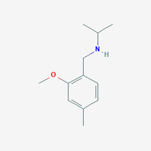 molecular formula C12H19NO B7900369 [(2-Methoxy-4-methylphenyl)methyl](propan-2-yl)amine 